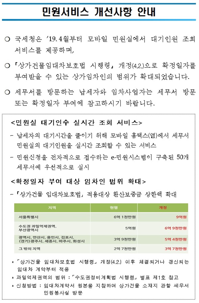 민원서비스 개선사항 안내1